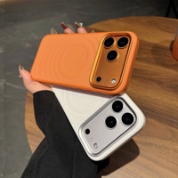 Coque en silicone liquide pour iPhone série Wave avec une sensation agréable pour la peau |   Aimant puissant N52 intégré |   Plusieurs couleurs, fin et frais