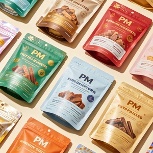 Bolsa de Embalaje de Alimentos Sostenible de Material Monomaterial PE Reciclable al por Mayor para Golosinas y Snacks para Mascotas 500g 1lb - Product Image 2
