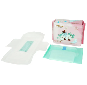 卸売製造オーガニックコットン生分解性女性月経パッドレディースアニオンサニタリーパッド - Product Image 1
