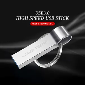 재스터 도매 Pendrive 금속 미니 USB 스틱 16gb 32gb 사용자 정의 3.0 usb 플래시 드라이브 키 체인과 금속 엄지 드라이브