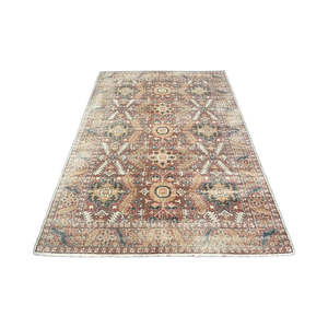 Premium Quality Persian Design Printed 100% Polyester Woven <b>Rectangular</b> Reversible Area Rugs Soft Comfortable Living Room - Product Image 1