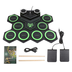 Batería Electrónica Portátil Plegable de Doble Trompa para Niños, Batería de Jazz, Venta al por Mayor - Product Image 1