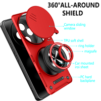 Casing Ponsel Baru dengan Ring Holder untuk Honor X9C X8C 4G, Anti Benturan, Pelindung Kamera Geser, Penutup Belakang Ponsel