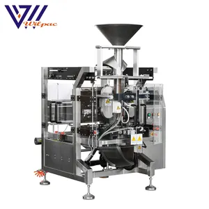 China manufacturing vffs coffee bean powder granule triangle sachet soybean product packaging machine