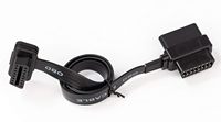 Cable de diagnóstico de camión automotriz OBD II OBD2 1 macho 2 hembra divisor de cinta de paso de 2 pies con conductor de cobre