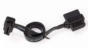 OBD II OBD2 автомобильный диагностический кабель для грузовика 1 штекер 2 гнездовой проходной 2-футовый ленточный сплиттер с медным проводником - Product Image 3