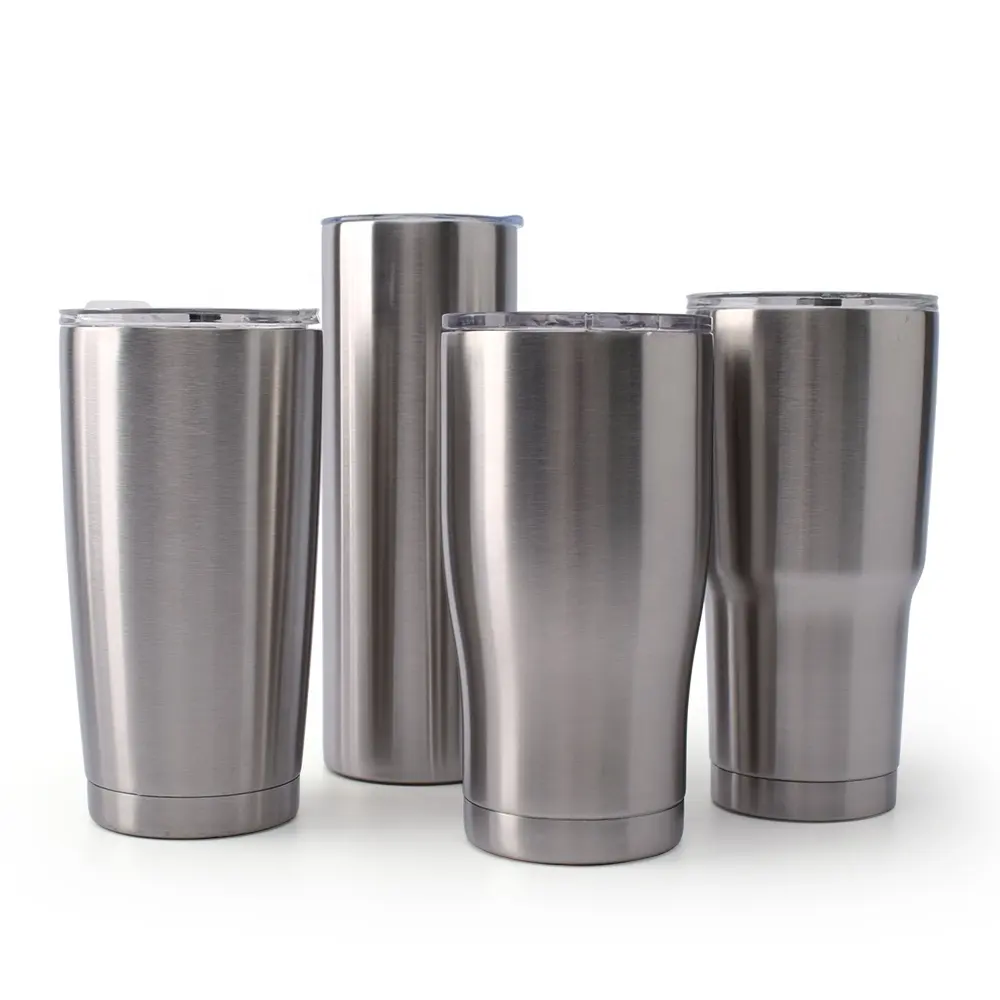 10oz-30oz Stainless Steel Water Tumbler Double Wall Insulated Coffee Tumbler