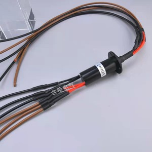 แหวนสลิปริงแบบนำไฟฟ้าชนิด Cap ของผู้ผลิต 2x90A กระแสสูง สำหรับไฟเวที - Product Image 1