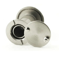 Moniteur visuel personnalisé porte oeil visière coupe-feu lentille de porte grand angle spyhole 180 degrés porte judas visionneuse