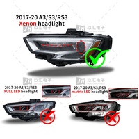 Módulo de Luz Diurna LED Amarilla DRL 8V0998473 8V0998474 para Audi A3 S3 RS3 8V Facelift 2017-2020, Faro de Xenón