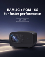 Nouvelles Tendances 2024 Wupro OEM/ODM K-W125A Projecteur LCD 500 Lumens ANSI 4+16Go Natif 4K Intelligent Android 12 pour Home Cinéma