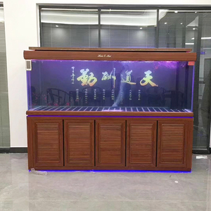 Système d'aquarium de grande taille de 500 gallons, filtre à éponge, pompe de sump, design en verre ultra-clair, commercial, intelligent, écologique, vie en plein air - Product Image 2