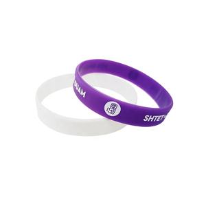 Pulsera de goma ecológica para niños con logotipo personalizado - Product Image 4