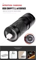New1500m 30w XHP90 puissant LED intégré 3600MAh batterie type-c Rechargeable lampe de poche tactique haute puissance travail Flash lumière