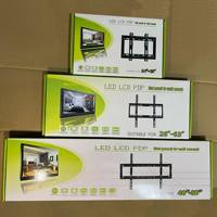 Montaje de pared de TV de perfil bajo NBJOHSON, montaje de pared LCD fijo para la mayoría de televisores de plasma LED LCD de 32 "-65"