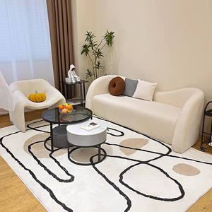 Modern Minimalist Luxury Wood Cat-ear Shaped Small <b>Sofa</b> <b>Bed</b> for Home and Villa Use - Product Image 2