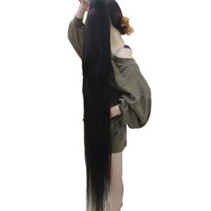 未加工的40-60英寸越南生发延伸秘鲁和巴西处女人发蕾丝假发长款 - Product Image 6