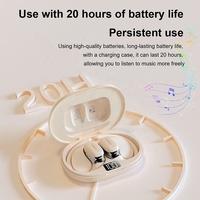 Écouteurs intra-auriculaires Air Pro TWS avec crochet d'oreille, longue durée de vie de la batterie, réduction du bruit, musique sportive, jeux, écouteurs stéréo sans fil