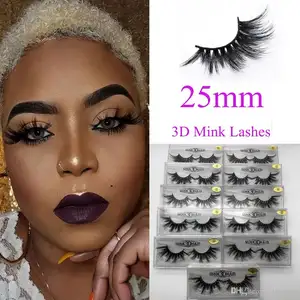 Thiết Kế Mới Tùy Chỉnh Lông Mi Đóng Gói Set 3d Mink False Eye Lashes Thương Hiệu Riêng 25 Mét Bán Buôn Mink Lông Mi