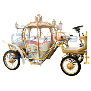 Carruajes de Caballos Eléctricos Tipo Calabaza para Turismo, Venta al Por Mayor a Bajo Precio - Product Image 1