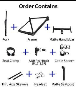 โครงจักรยานกรวดคาร์บอน bxt 700C ใหม่45C ใหม่ - Product Image 3