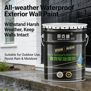 Pintura de Látex Negra para Pintar en Casa, Paredes Interiores, Rejillas de Ventilación, Pintura Negra Pura, Inodora y Resistente al Moho - Product Image 1