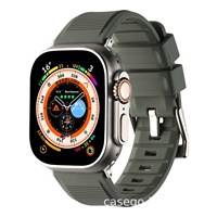 Bracelet de sport pour Apple Watch 1/8ème génération, bracelet en silicone rose uni pour Apple Watch 38/42 mm, respirant et confortable