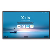 Interaktives Smart Whiteboard 65/75/86/98/110 Zoll Ultra HD 4K LED Flachbildschirm All-in-One Display 48MP Kamera 50-Punkt-Touchscreen