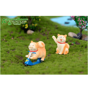 Figurines en résine de chien Akita, ornements de jardin miniatures, décorations d'animaux mignons pour enfants et présentation en intérieur - Product Image 3