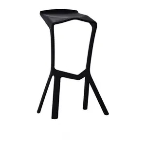 Stackable फर्नीचर प्लास्टिक की कुर्सियों के लिए sillas बार मल उच्च कुर्सी टेबल पीपी मल एक्रिलिक बार कुर्सी दांत दांत मल