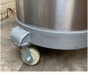 Chất lượng cao thép không gỉ 500L lưu trữ và trộn Tank với xử lý và bánh xe cho hóa chất thiết bị - Product Image 6