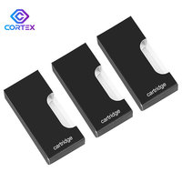 Cartouche en céramique vide personnalisée 1g 2g, emballage auto-érecteur en carton ondulé recyclable résistant aux enfants 1ml 2ml, impression offset