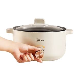 Casserole électrique Midea 3L, cuiseur multifonctionnel avec couvercle en verre pour la maison et les dortoirs - Product Image 1