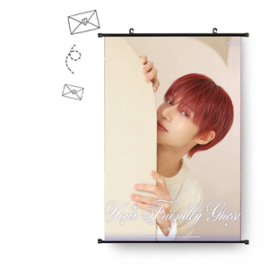 Großhandel KPOP ATEEZ Your Friendly <span class=keywords><strong>Ghost</strong></span> Coming Fototapisserie Stoffposter Hängende Bilder - Product Image 2