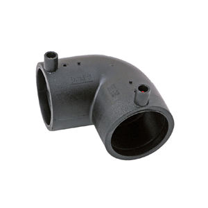 Accesorio de compresión de electrofusión de gas de alta presión PE 100-S5 Curva de 90 ° Ø 110 para riego químico Plástico mecanizado PP - Product Image 2