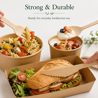Lot de Couverts Jetables en Bois Certifiés FSC, Biodégradables et Écologiques (Cuillère, Fourchette, Couteau) – Vente en Gros, Approvisionnement Direct Usine