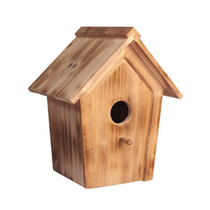 Meilleur Rustique À L'extérieur Naturel Bois Des Maisons D'oiseaux Décoratifs Conception Pour Vente - Product Image 2