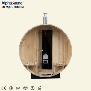 <span class=keywords><strong>Sauna</strong></span> <span class=keywords><strong>extérieur</strong></span> en cèdre rouge du Canada pour 4 à 6 personnes <span class=keywords><strong>avec</strong></span> poêle à <span class=keywords><strong>bois</strong></span> et combo bain de glace - Product Image 2
