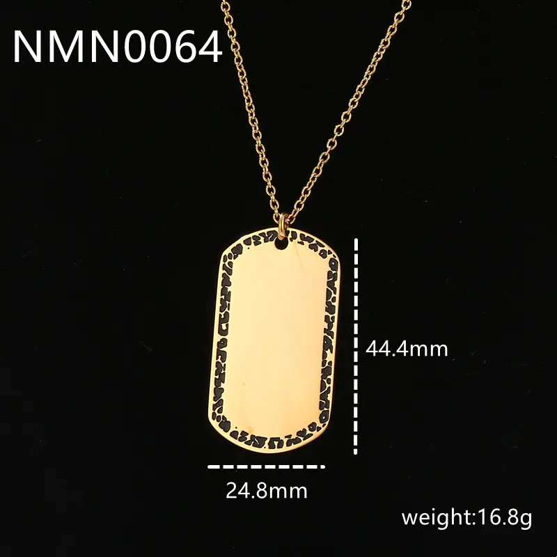 INS Hot Sale Jewelry Engraving Stainless Steel Design Circle Heart Custom Laser Logo Engraved Blank Name Pendant Necklace