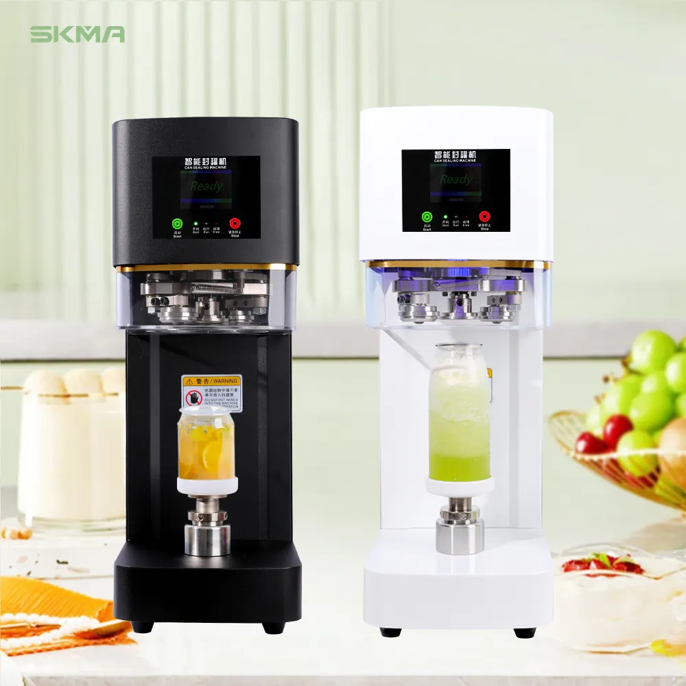 Bubble Tea Produit Automatique Haute Efficacité Peut Scellant Machine Café Gâteau Jus Pop Peut Seamer Avec Certification Ce