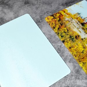 <span class=keywords><strong>Planche</strong></span> <span class=keywords><strong>à</strong></span> <span class=keywords><strong>découper</strong></span> rectangulaire en <span class=keywords><strong>verre</strong></span> trempé, blocs <span class=keywords><strong>à</strong></span> <span class=keywords><strong>découper</strong></span> au fromage blanc, Sublimation, petite 28.5x20cm, 8 pièces - Product Image 3