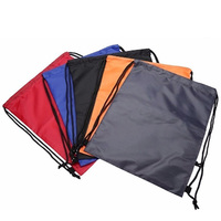 Sac à dos à cordon en polyester personnalisé avec logo imprimé, sac à dos de sport et de fitness, sac à cordon