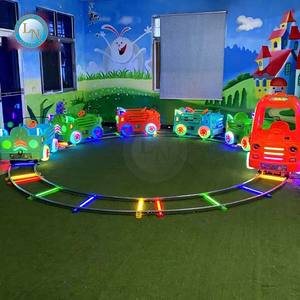 Manège de train de dessin animé pour enfants avec lumières LED pour centre commercial - Product Image 6