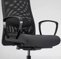 Chaise de direction coréenne confortable de style contemporain siège ergonomique de bureau de travail d'ordinateur tournant