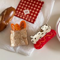 YuAo Acetaat Haarklem met Haaientand, Schattig, Ecologisch, Dagelijkse Haarspeld voor Vrouwen, Feestdagencadeau