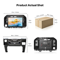 Youducar 13" Radio Mobil Android DVD Player Navigasi Head Unit untuk Ford F150 2015-2021, Apple CarPlay, Android Auto