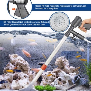 Limpiador <span class=keywords><strong>de</strong></span> grava para acuario, herramientas limpiadoras <span class=keywords><strong>de</strong></span> peceras al vacío para <span class=keywords><strong>cambiador</strong></span> <span class=keywords><strong>de</strong></span> agua <span class=keywords><strong>de</strong></span> acuario con termómetros <span class=keywords><strong>de</strong></span> Acuario, kit <span class=keywords><strong>de</strong></span> red para peces - Product Image 2