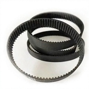 Aanpasbare HTD-2M Zwarte Rubberen Tandriem Hoge Temperatuurbestendigheid Getande Transmissie voor Drukkerijen OEM Ondersteuning - Product Image 2