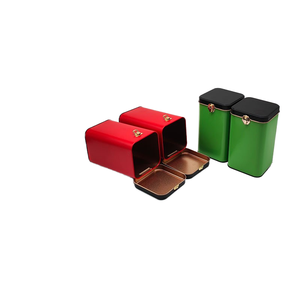 80x150mm scatola di latta da tè quadrata Flip-Top cerniera per bambini lucchetto scatola di metallo per <span class=keywords><strong>biscotti</strong></span> snack caramelle cioccolatini per alimenti - Product Image 6