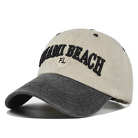 Gorra de Béisbol Ajustable Estilo Polo Vintage, de Algodón Desgastado, con Bordado